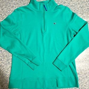 Vineyard Vines Sea foam Green 1/4 Zip